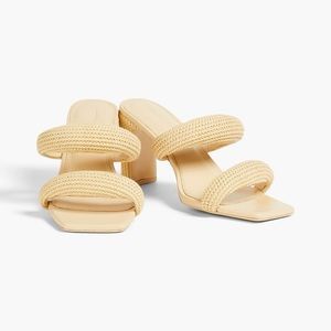 DIVINE RAFFIA STRAP SANDAL SIMKHAI Heels